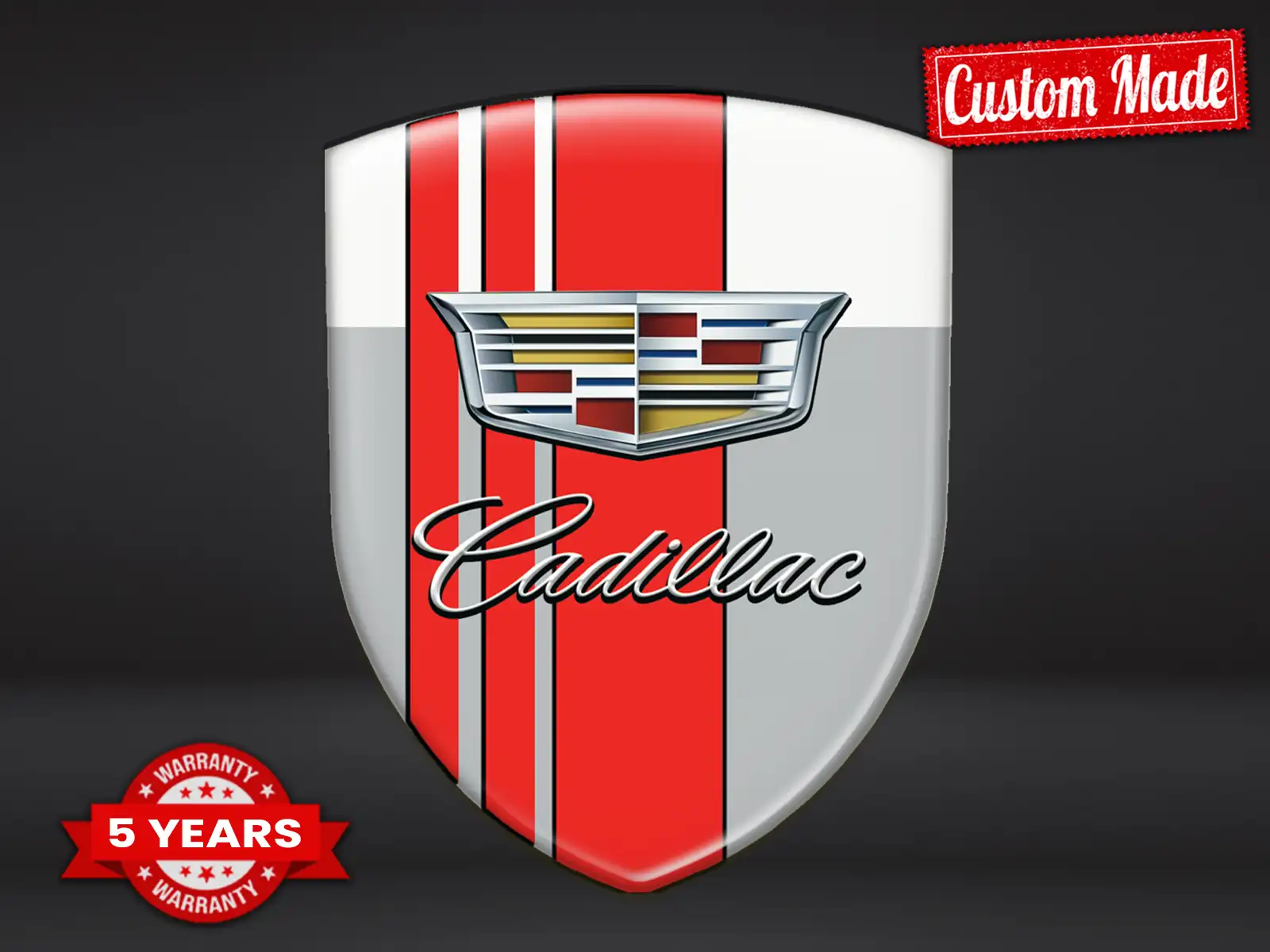 Cadillac Silikon Embleme Logo Limited Racing Domes